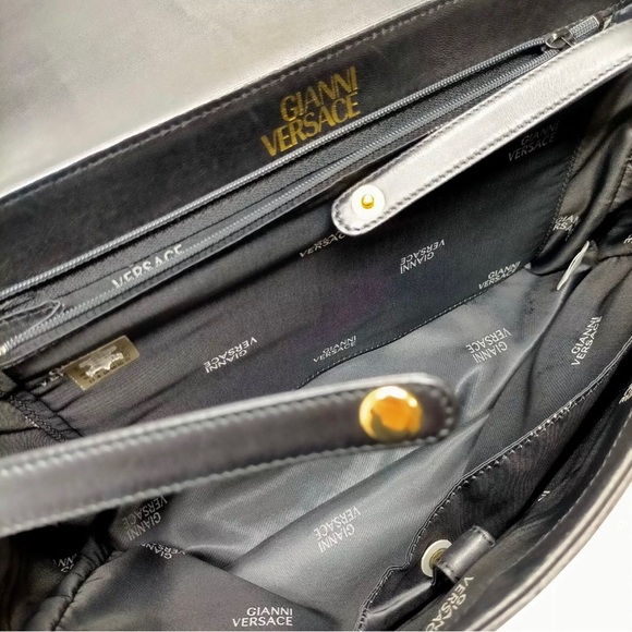 Gianni Versace Lamb Skin Medusa Bag - Picture 3 of 9